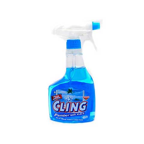 CLING GLAS CLEAN BIRU BTL425ML